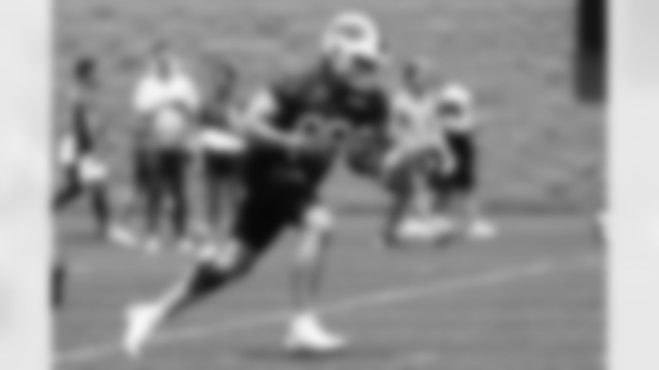 Dawson Knox (88). Buffalo Bills Mandatory Minicamp, June 10, 2025 at the Buffalo Bills Training Center.