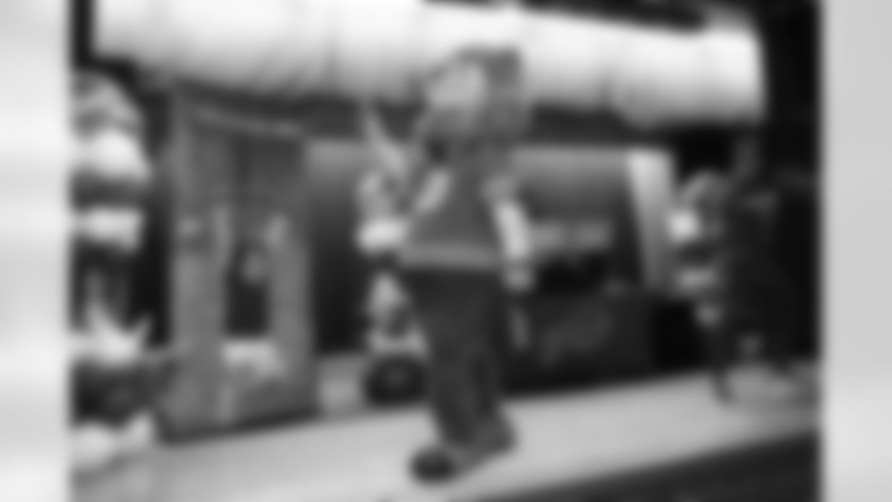 Billy Buffalo, DJ Milk, DJ Yes and Highmark host a Buffalo Bills pep rally for Heritage Heights Elementary students, November 14, 2025.