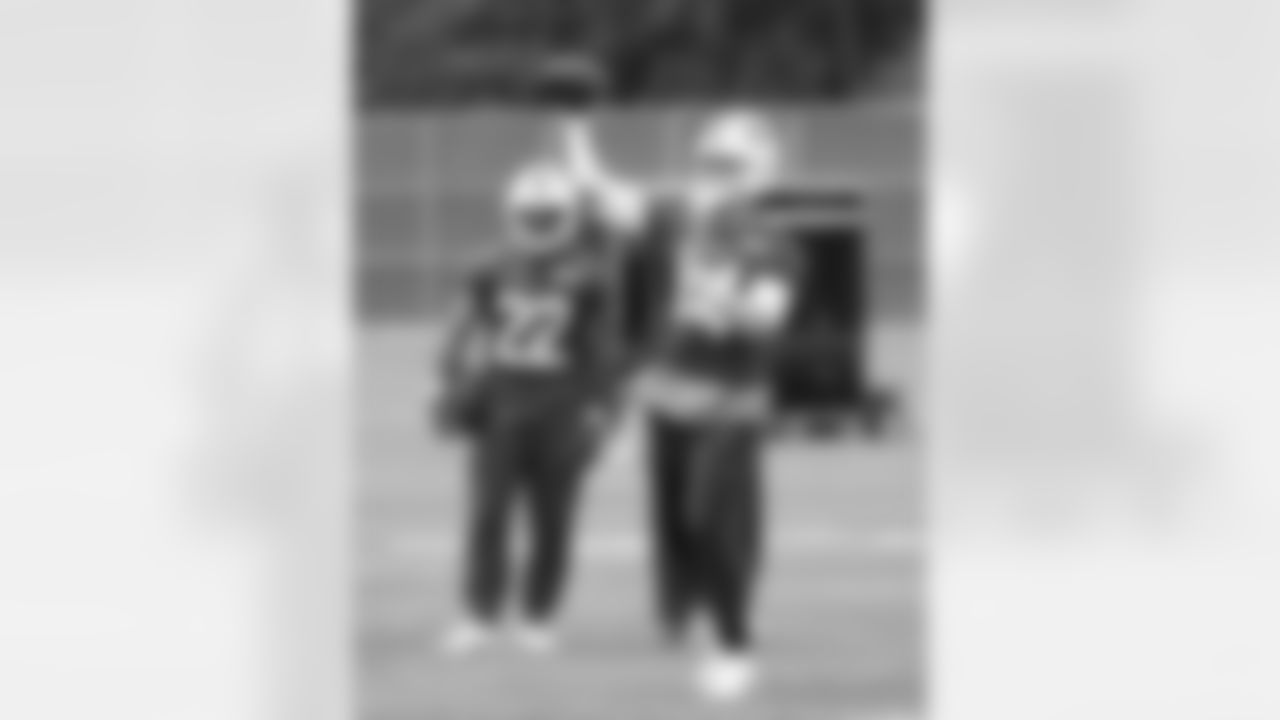 Mike White (14). Buffalo Bills OTA workouts, May 27, 2025 at the Buffalo Bills Training Center.