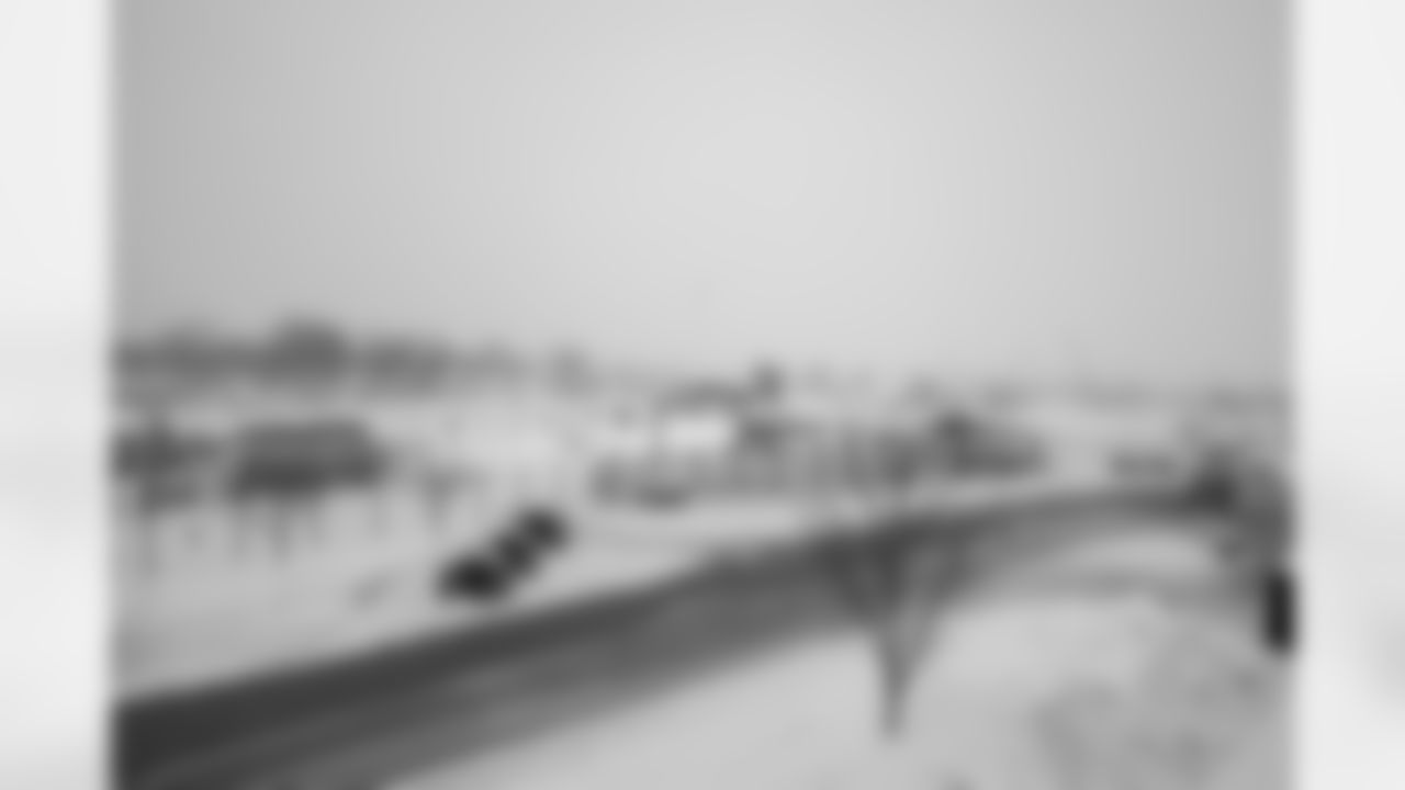 Snow removal at Highmark Stadium in preparation for a Divisional Round matchup against the Kansas City Chiefs, January 19, 2024.