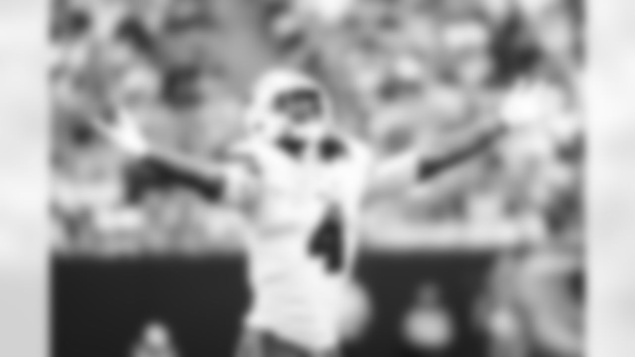 James Cook (4). Carolina Panthers vs Buffalo Bills, Regular Season, October 26, 2025 at Bank of America Stadium.