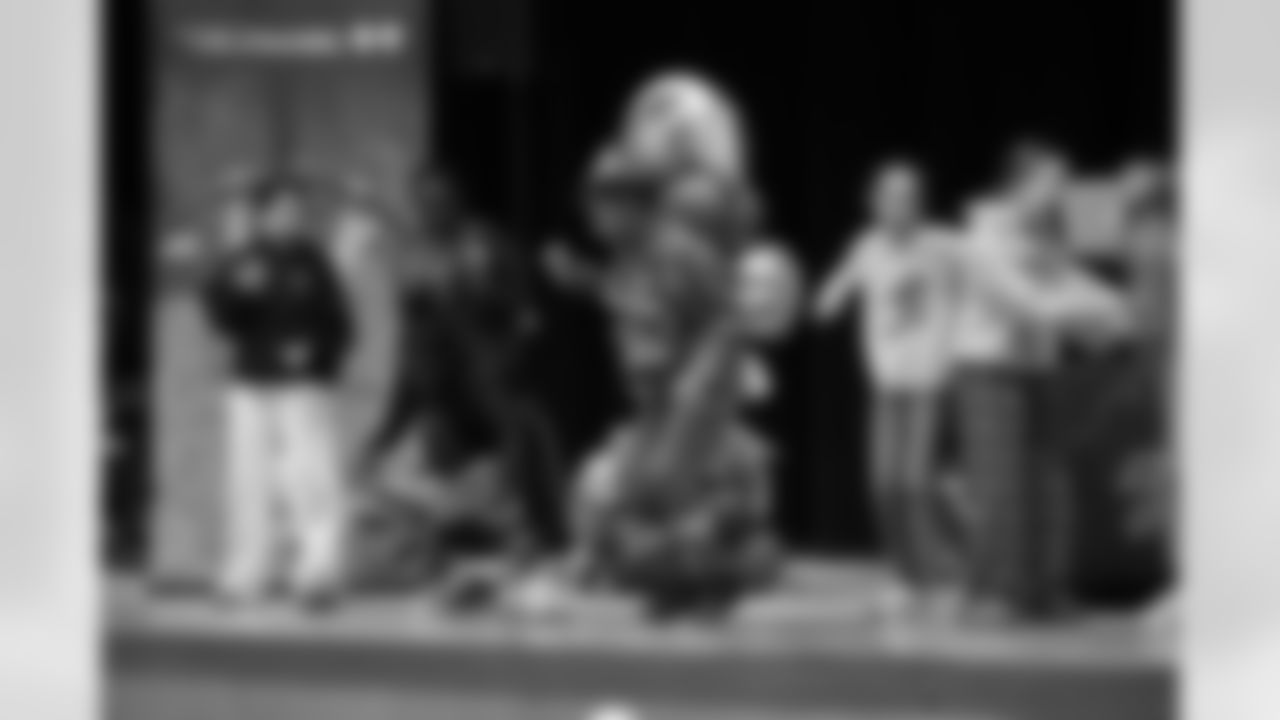 Buffalo Bills pep rally for students and staff at Windermere Boulevard Elementary School, December 19, 2025.