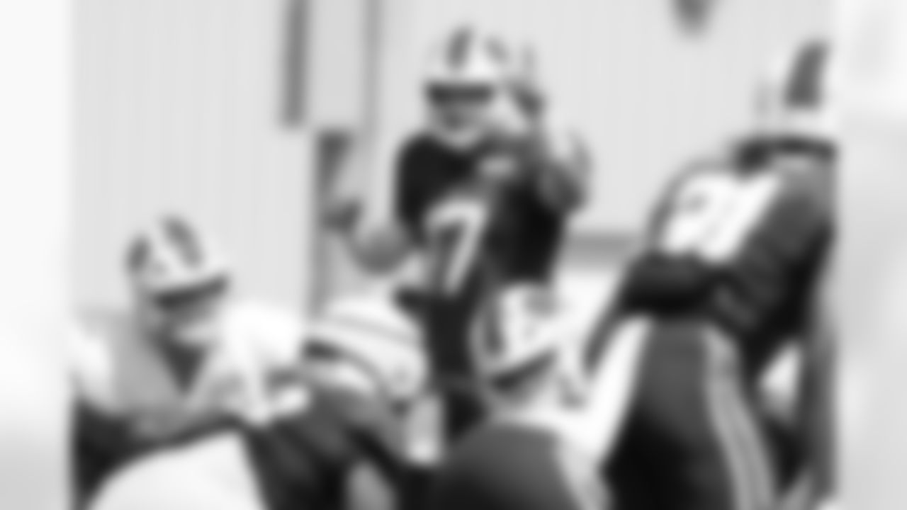 Josh Allen (17). Buffalo Bills Training Camp, July 28, 2025 at St. John Fisher University.
