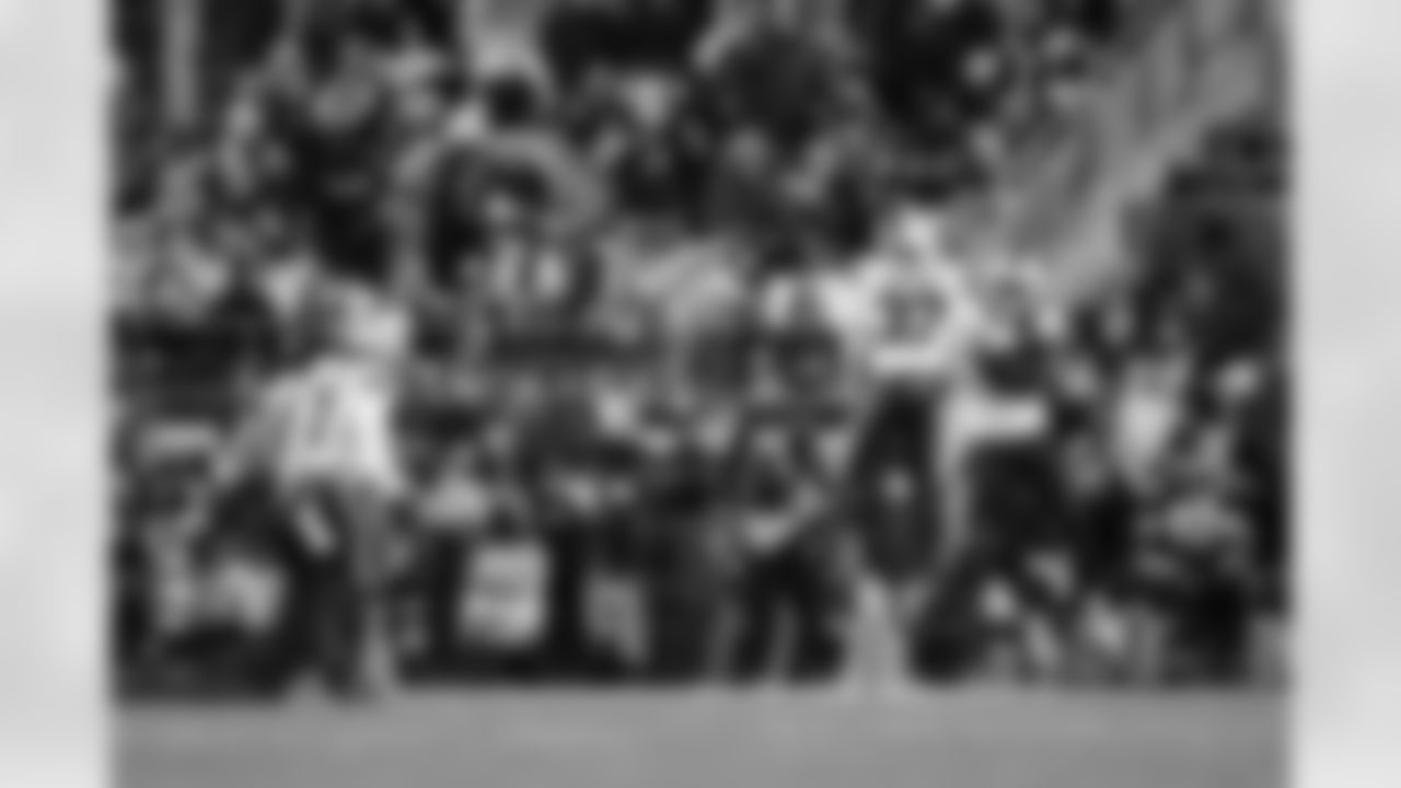 Shaq Thompson (45), Jordan Hancock (37). Pittsburgh Steelers vs Buffalo Bills, Regular Season, November 30, 2025 at Acrisure Stadium.