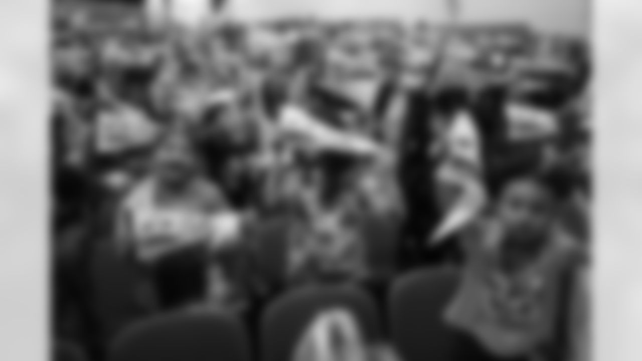 Buffalo Bills pep rally for students and staff at Windermere Boulevard Elementary School, December 19, 2025.