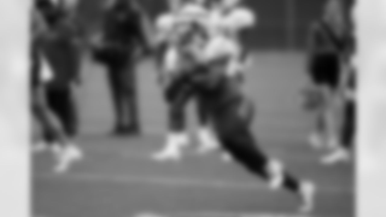 Ty Johnson (26). Buffalo Bills Training Camp, August 20, 2025 at Buffalo Bills Training Facility.