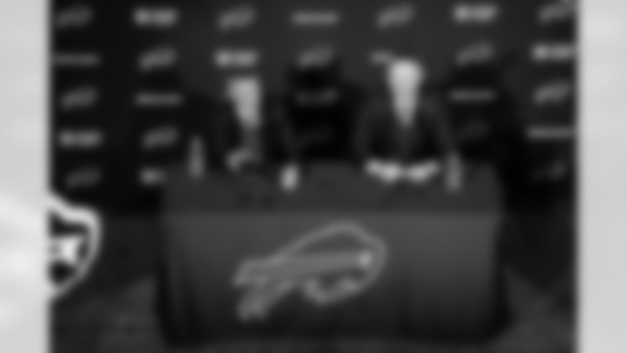 Joe Brady's Head Coach Introduction, January 29, 2026 at Buffalo Bills Training Center.