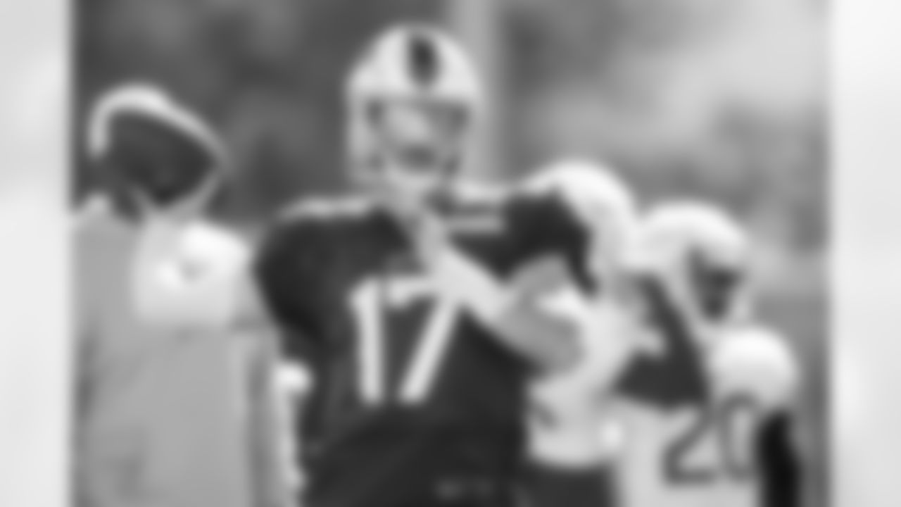 Josh Allen (17). Buffalo Bills Week 6 Practice, October 09, 2025 at Buffalo Bills Training Center.