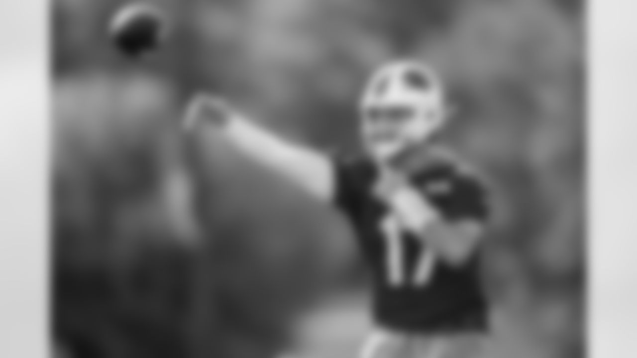 Josh Allen (17). Buffalo Bills Training Camp, July 27, 2025 at St. John Fisher University.