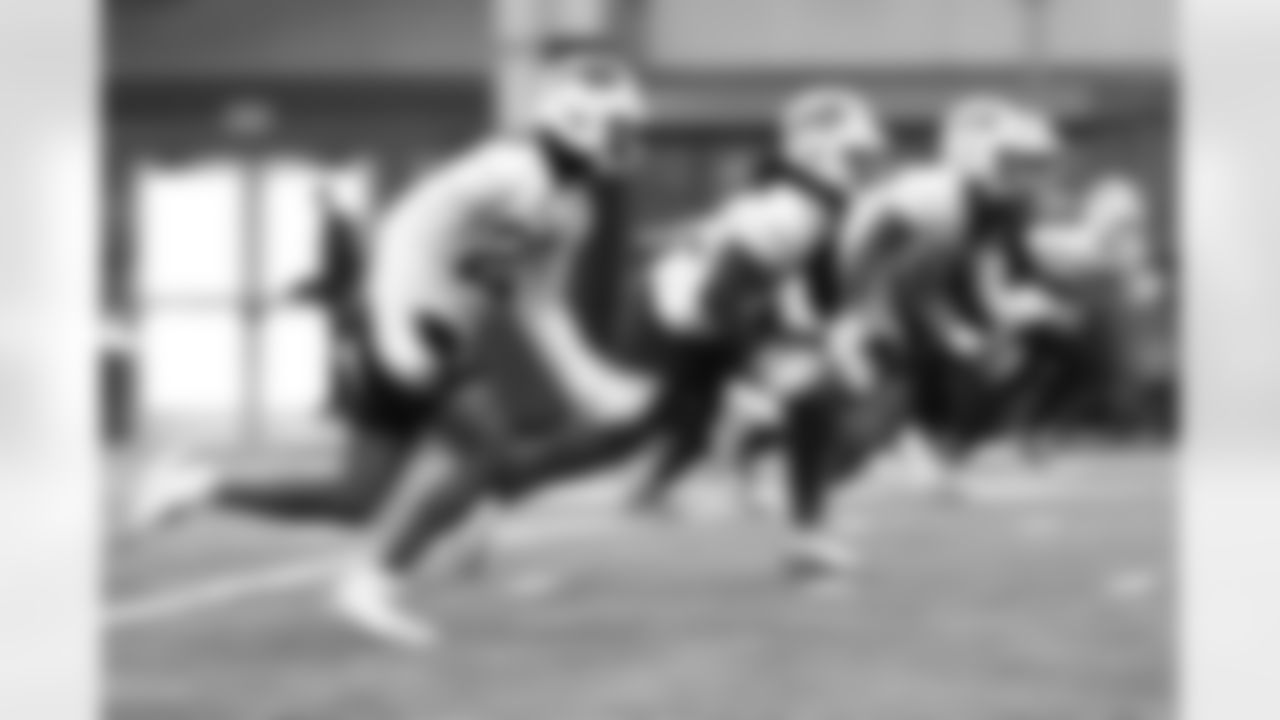 Sam Franklin Jr. (28). Buffalo Bills Week 9 Practice, October 30, 2025 at the Buffalo Bills Training Center.