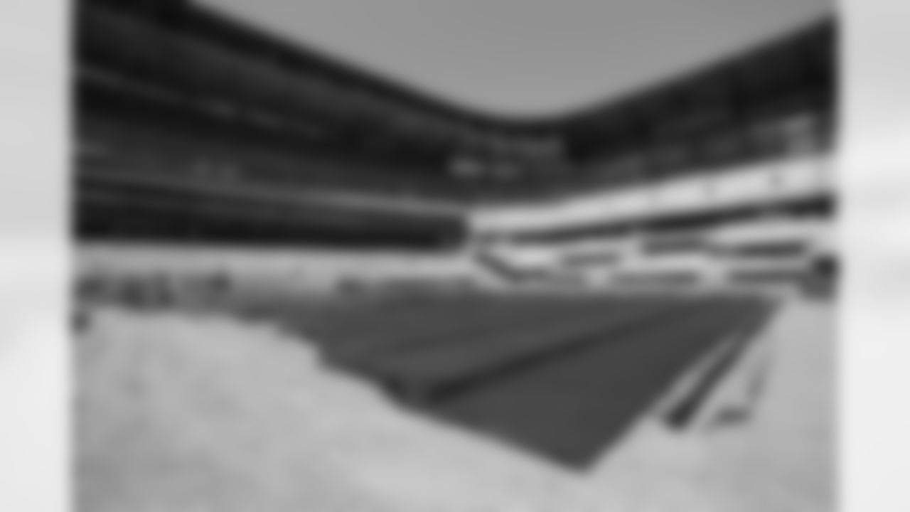 Field preparations. Buffalo Bills New Highmark Stadium Construction, June 23, 2025.