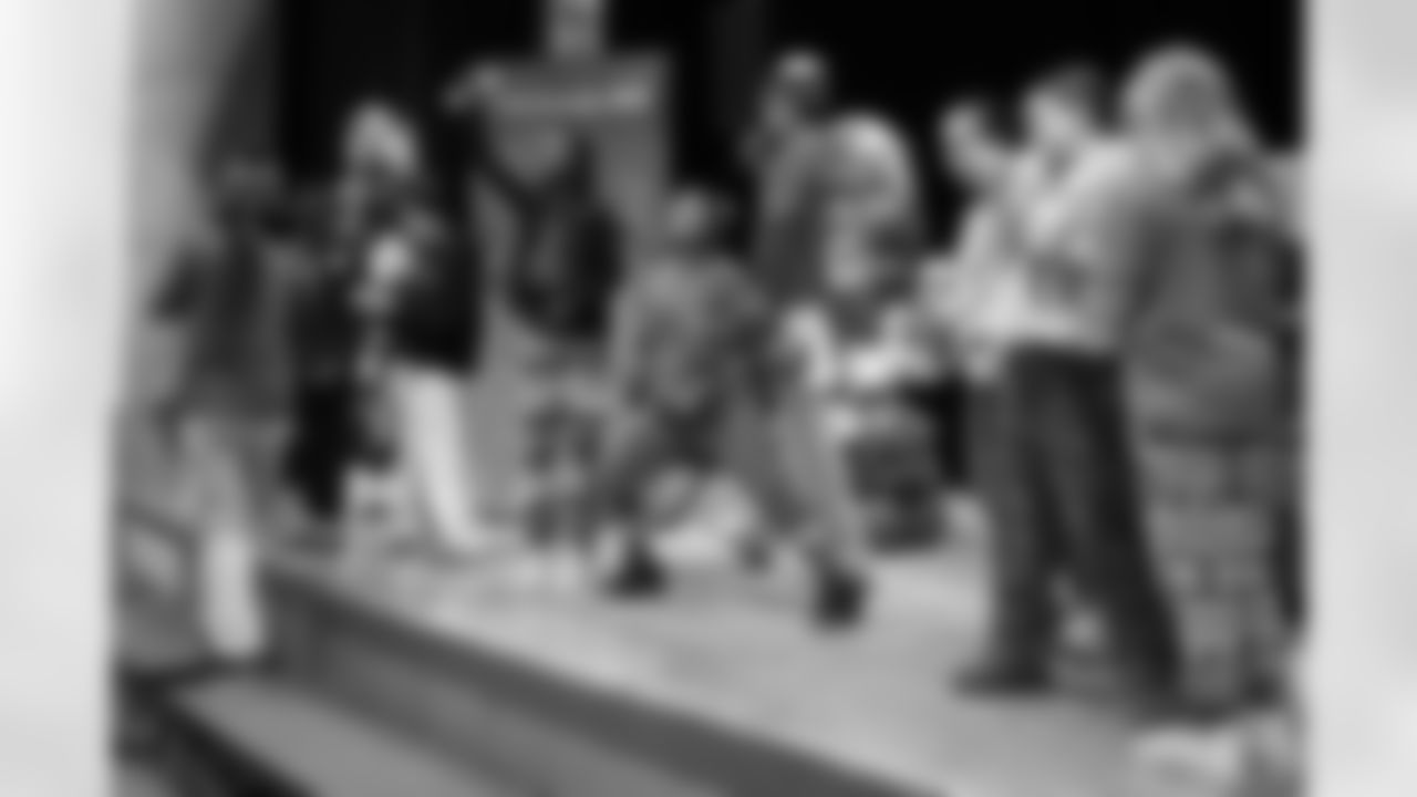 Buffalo Bills pep rally for students and staff at Windermere Boulevard Elementary School, December 19, 2025.