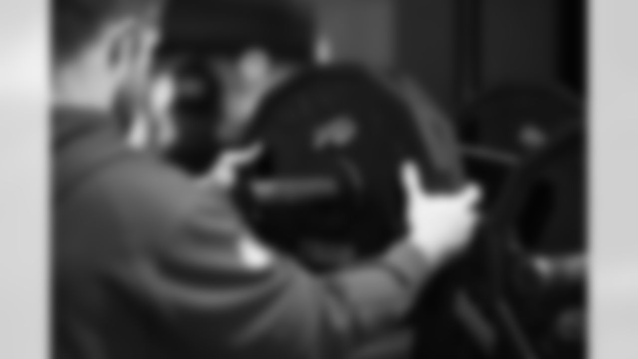 Buffalo Bills begin voluntary off-season workouts in the weight room, April 16, 2024 at One Bills Drive.
