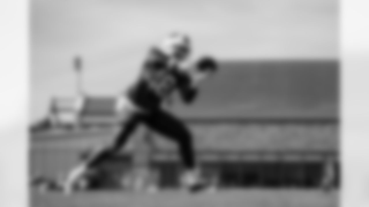 Edefuan Ulofoshio (48). Buffalo Bills Training Camp, July 24, 2025 at St. John Fisher University.