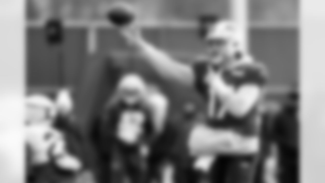 Josh Allen (17). Buffalo Bills Week 11 Practice, November 13, 2025 at Buffalo Bills Training Center.