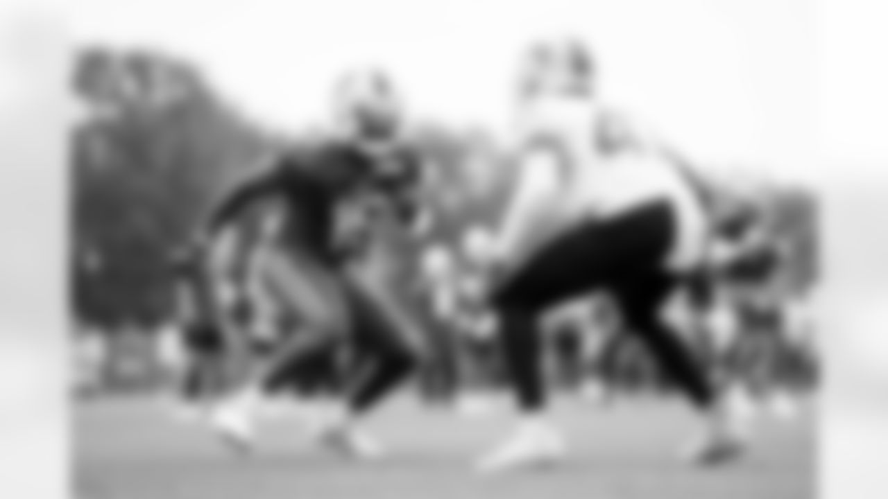 Elijah Moore (18), Christian Benford (47). Buffalo Bills Mandatory Minicamp, June 12, 2025 at the Buffalo Bills Training Center.