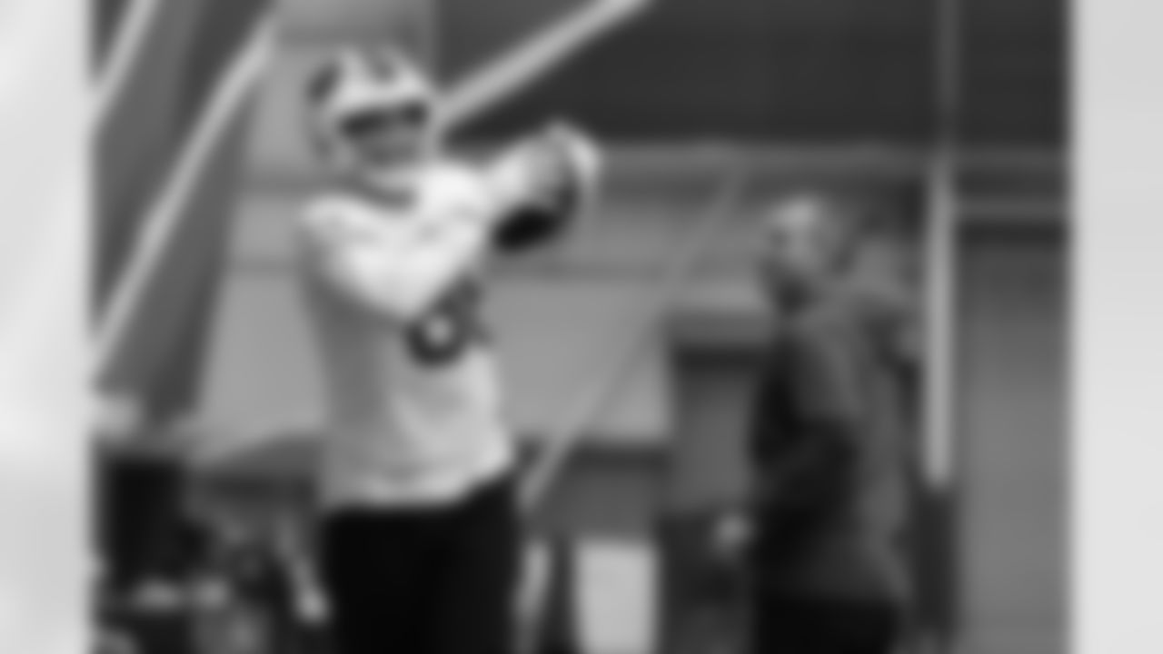 Dalton Kincaid (86), Brandon Beane. Buffalo Bills Wild Card Week Friday Practice, January 09, 2026 at Buffalo Bills Training Center.