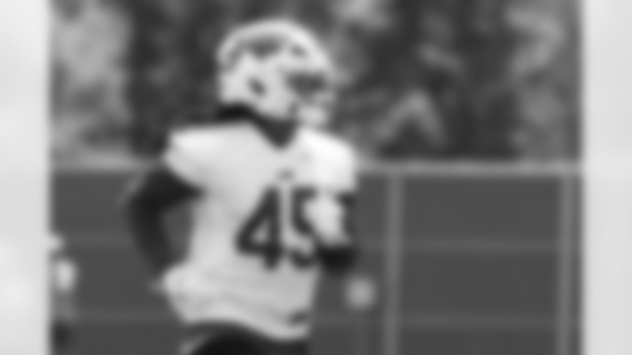 Shaq Thompson (45). Buffalo Bills Mandatory Minicamp, June 10, 2025 at the Buffalo Bills Training Center.