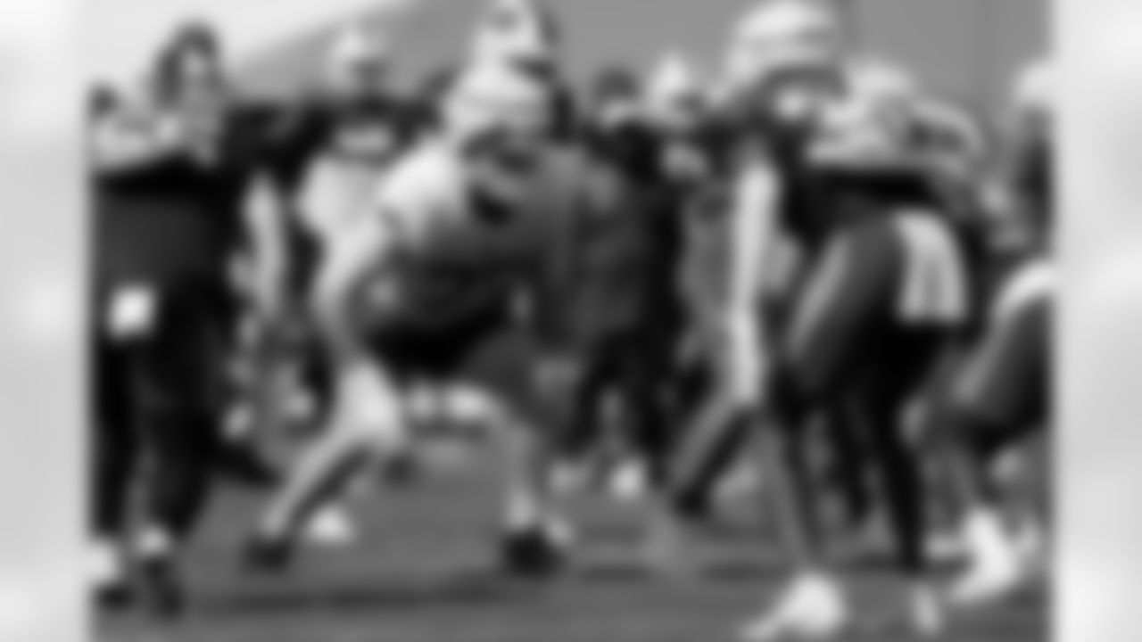 Chase Lundt (77). Buffalo Bills Training Camp, July 28, 2025 at St. John Fisher University.