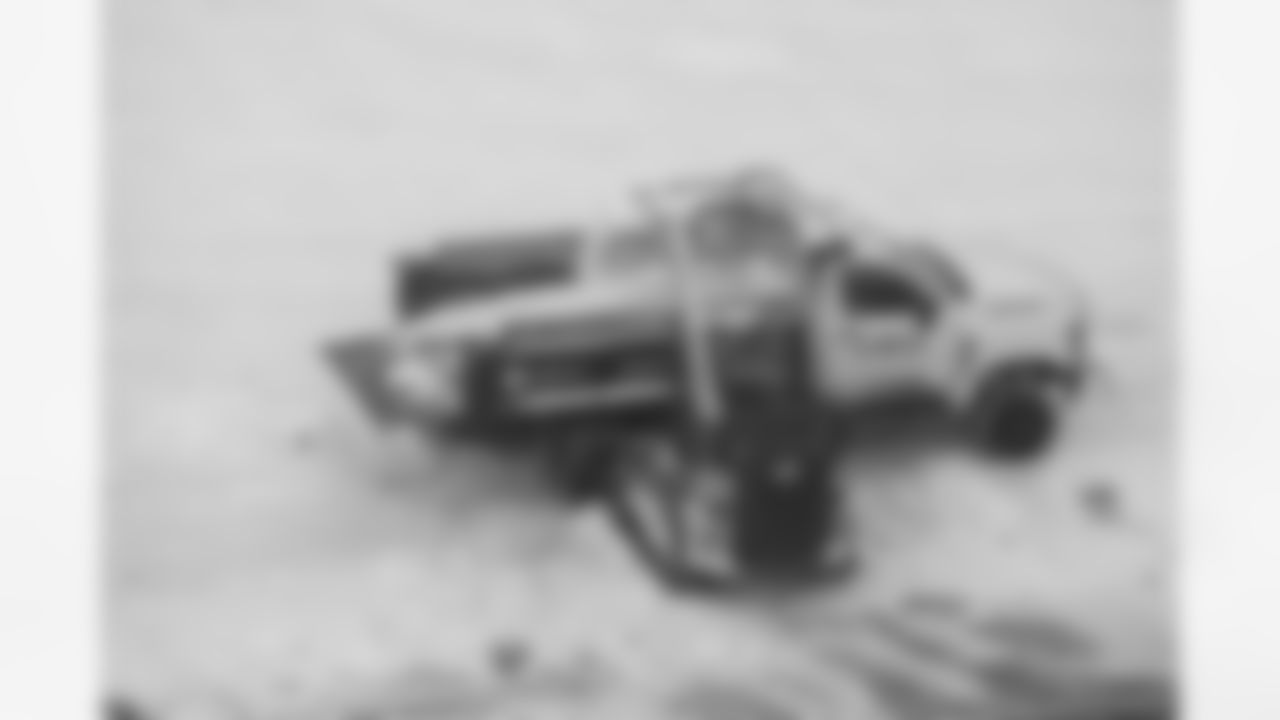 Snow removal at Highmark Stadium in preparation for a Divisional Round matchup against the Kansas City Chiefs, January 19, 2024.