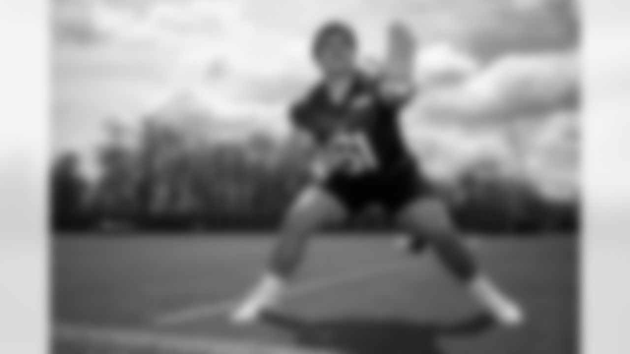 Jacob Bayer. Buffalo Bills Rookie Minicamp, May 09, 2025 at the Buffalo Bills Training Center.