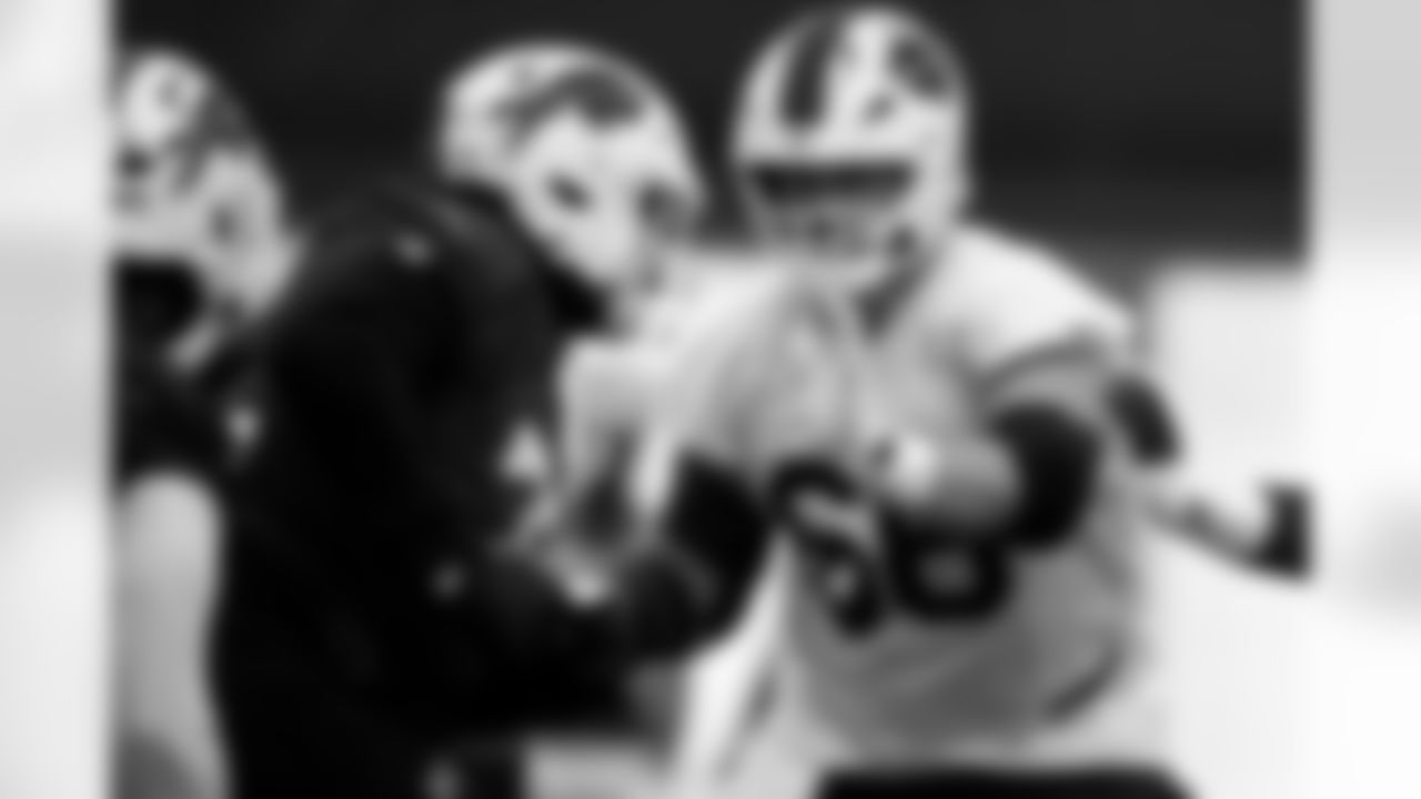 Connor McGovern (66). Buffalo Bills Week 8 Practice, October 23, 2025 at Buffalo Bills Training Center.