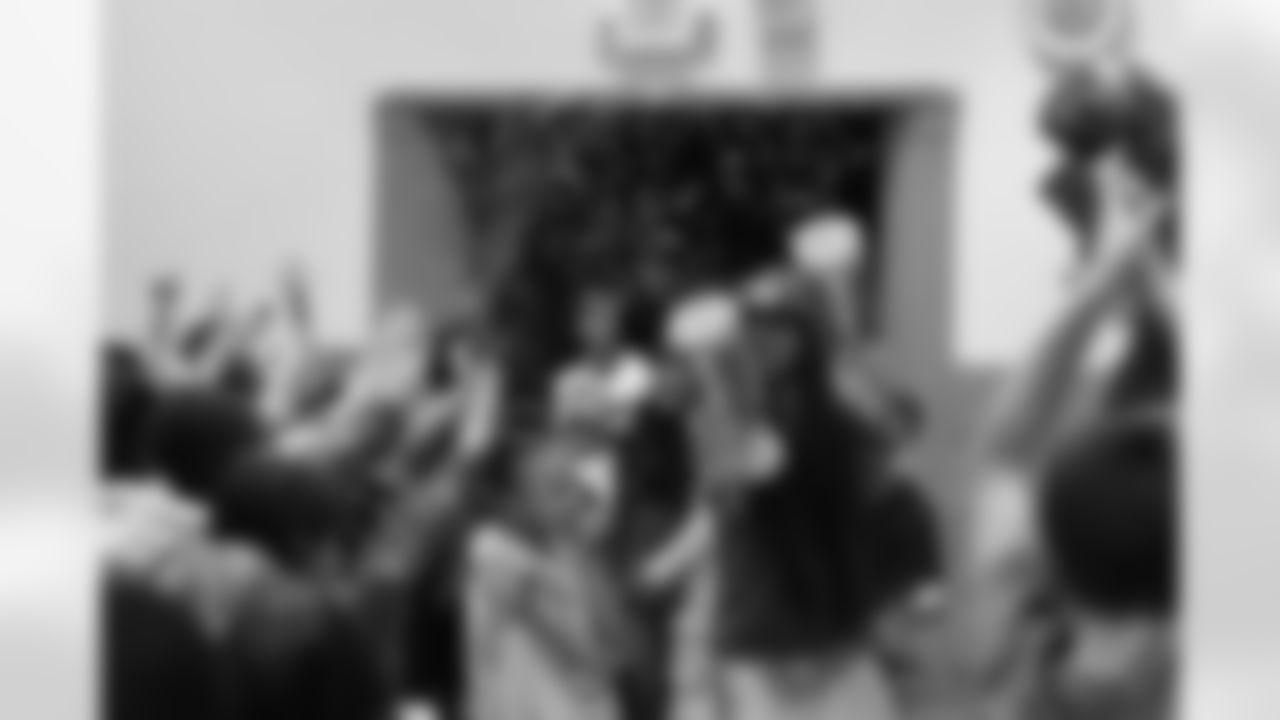 Buffalo Bills pep rally for students and staff at Windermere Boulevard Elementary School, December 19, 2025.