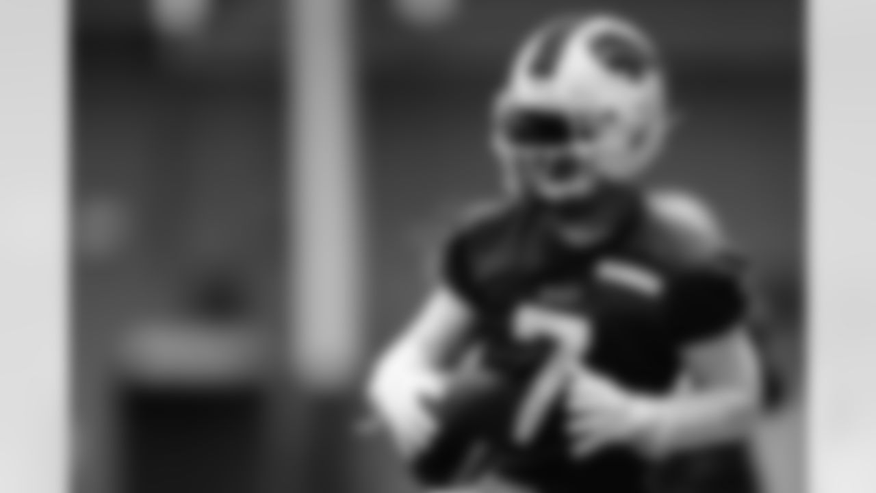 Taron Johnson (7). Buffalo Bills Week 15 Practice, December 12, 2025 at Buffalo Bills Training Center.
