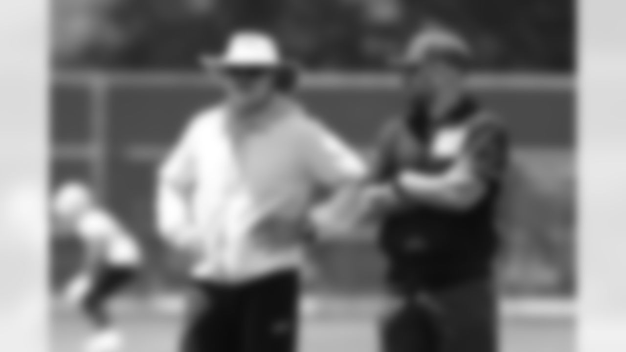 Sean McDermott, Bobby Babich. Buffalo Bills Mandatory Minicamp, June 10, 2025 at the Buffalo Bills Training Center.