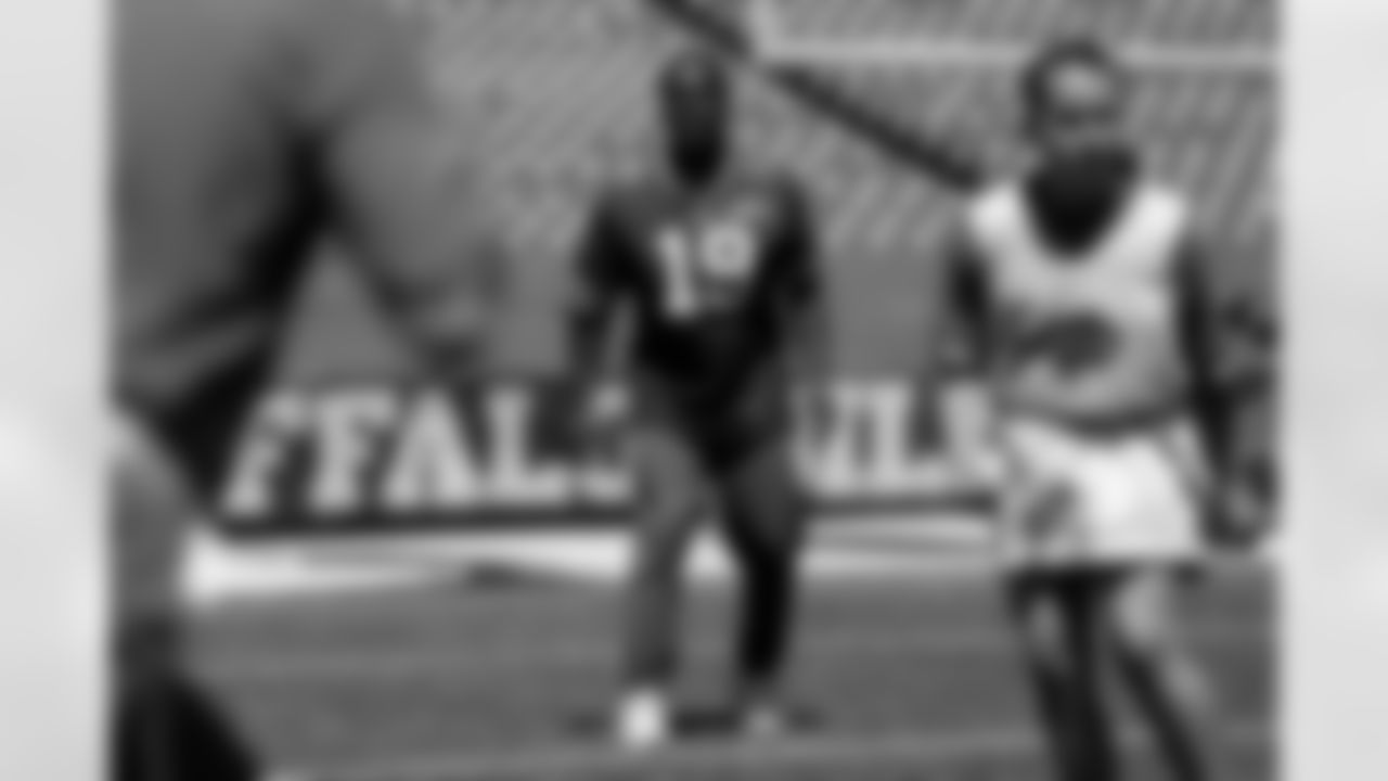 Donald Jones. Buffalo Bills and Wegmans Play 60, May 16, 2025 at Highmark Stadium.