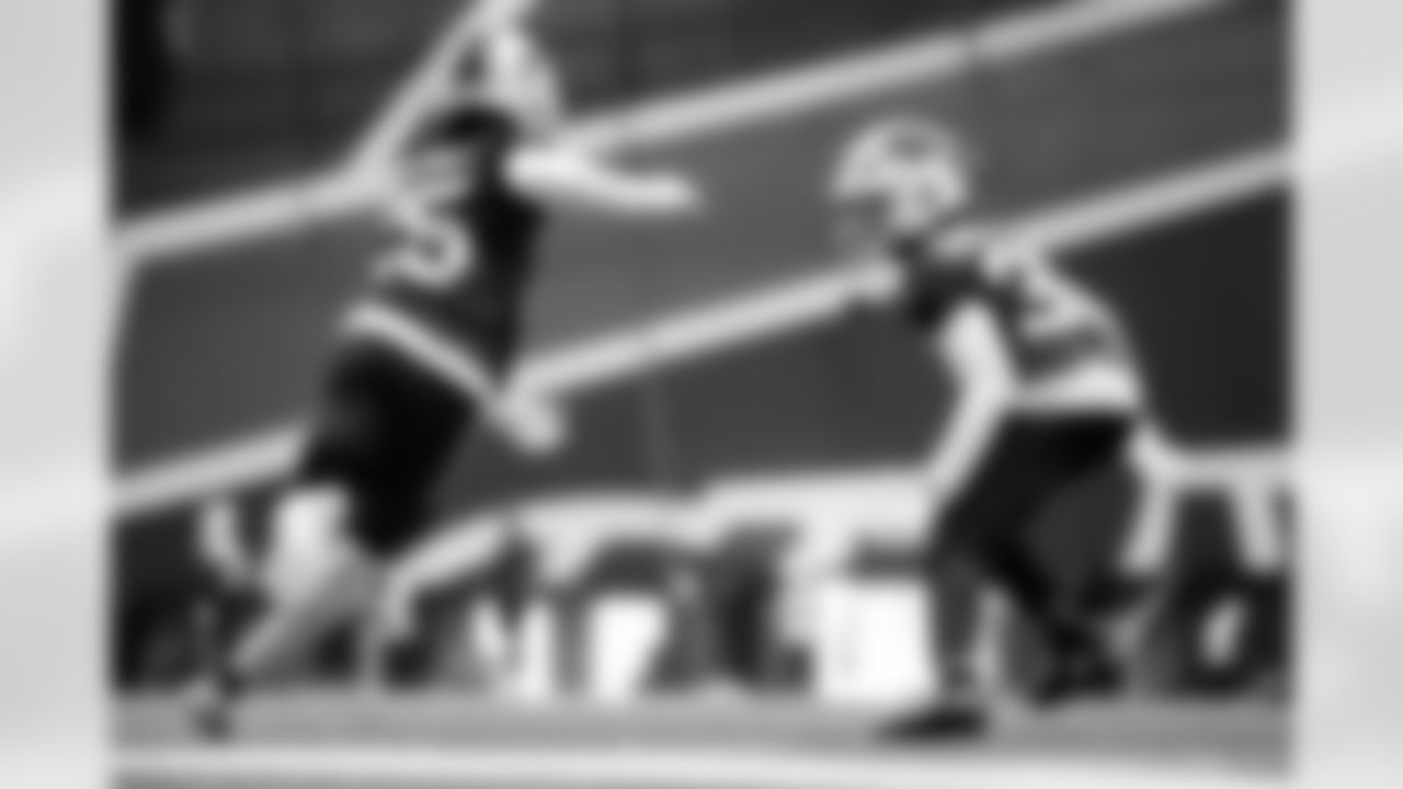 M.J. Devonshire, Darnell Savage. Buffalo Bills Week 15 Practice, December 11, 2025 at Buffalo Bills Training Center.