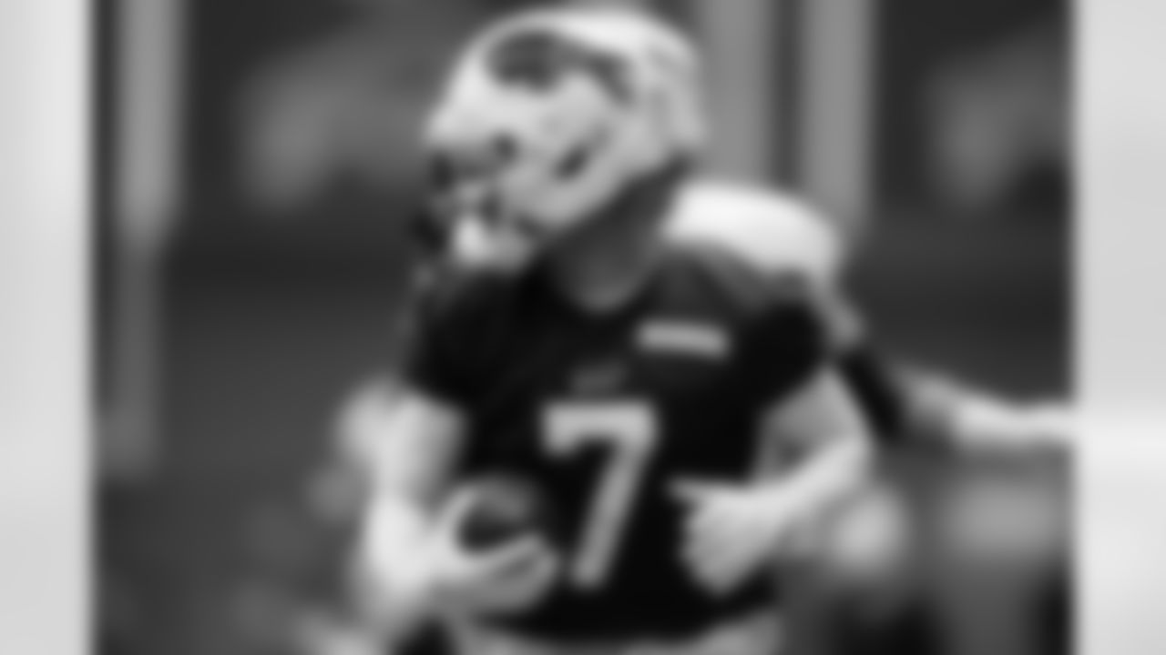 Taron Johnson (7). Buffalo Bills Week 15 Practice, December 12, 2025 at Buffalo Bills Training Center.