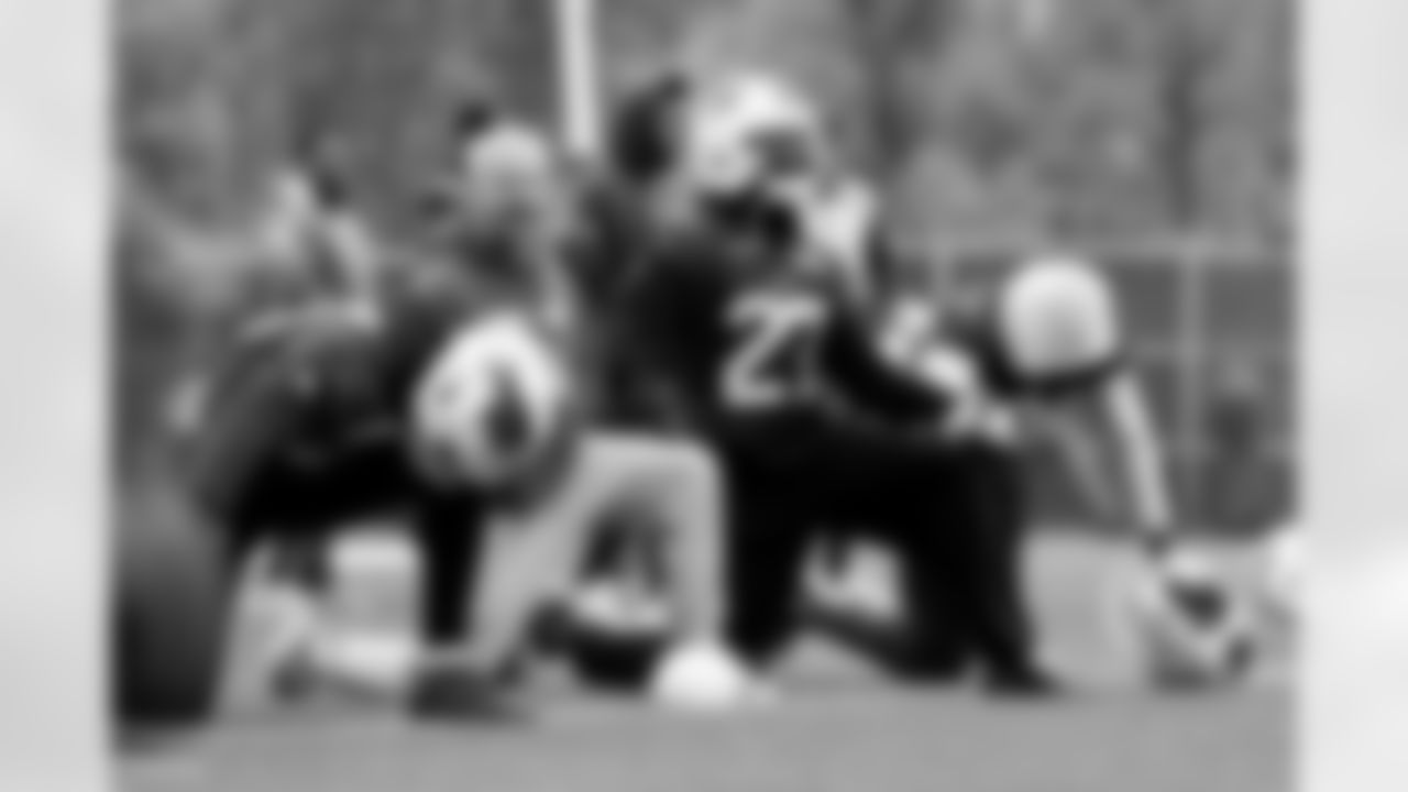 Len Vanden Bos, Tre'Davious White (27). Buffalo Bills Week 8 Practice, October 24, 2025 at Buffalo Bills Training Center.
