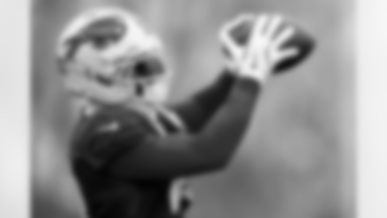 Elijah Moore (18). Buffalo Bills Week 10 Practice, November 05, 2025 at Buffalo Bills Training Center.