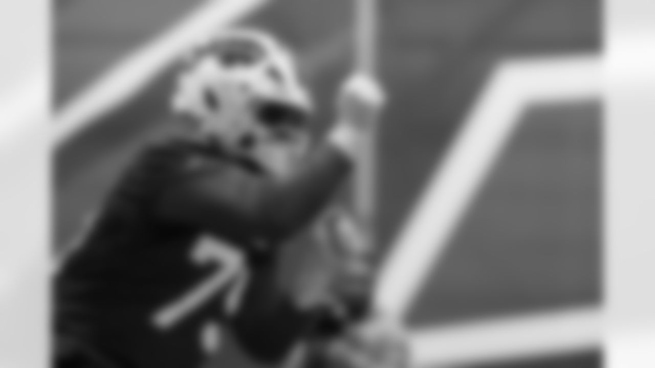 Morgan Fox (75). Buffalo Bills Week 12 Practice, November 18, 2025 at Buffalo Bills Training Center.