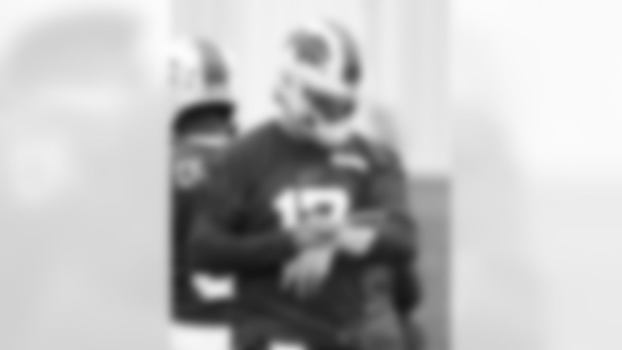 Josh Allen (17). Buffalo Bills OTA workouts, May 27, 2025 at the Buffalo Bills Training Center.