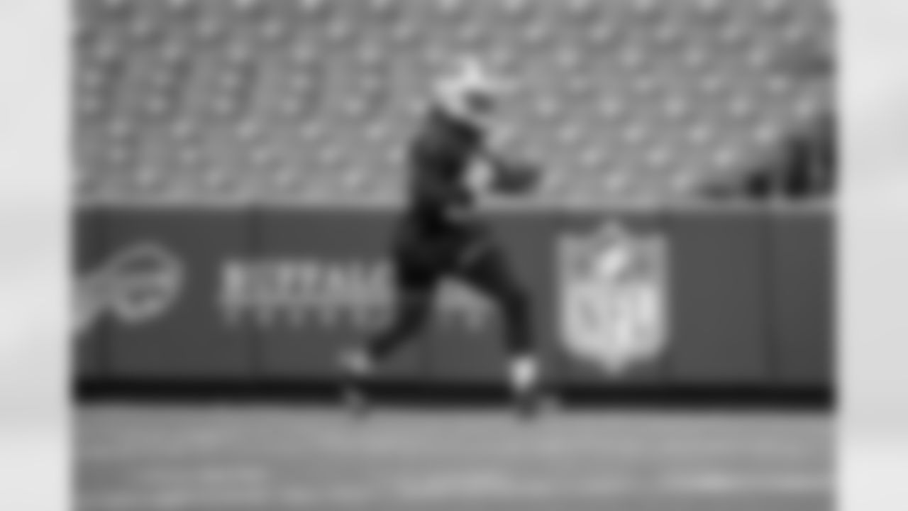 Ty Johnson (26). Buffalo Bills week 3 Saturday practice, September 21, 2024 at Highmark Stadium.
