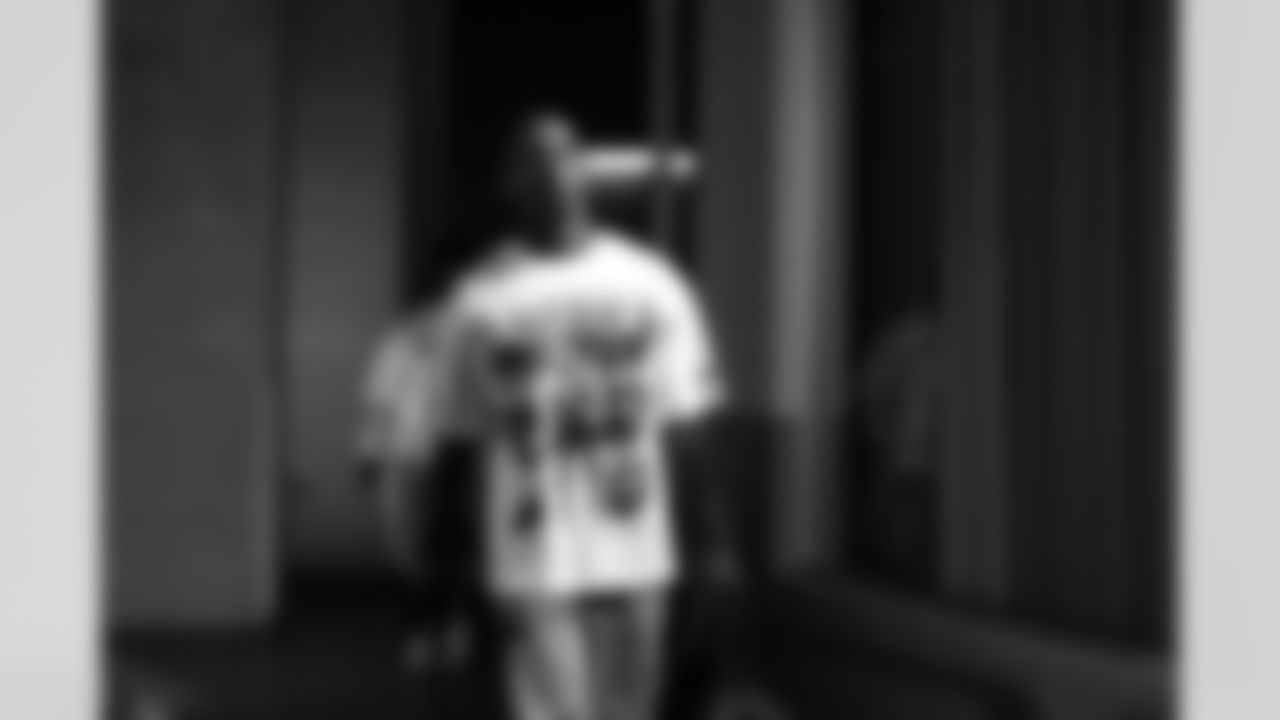 Tyrell Shavers (14). Atlanta Falcons vs Buffalo Bills, Regular Season, October 13, 2025 at Mercedes-Benz Stadium.