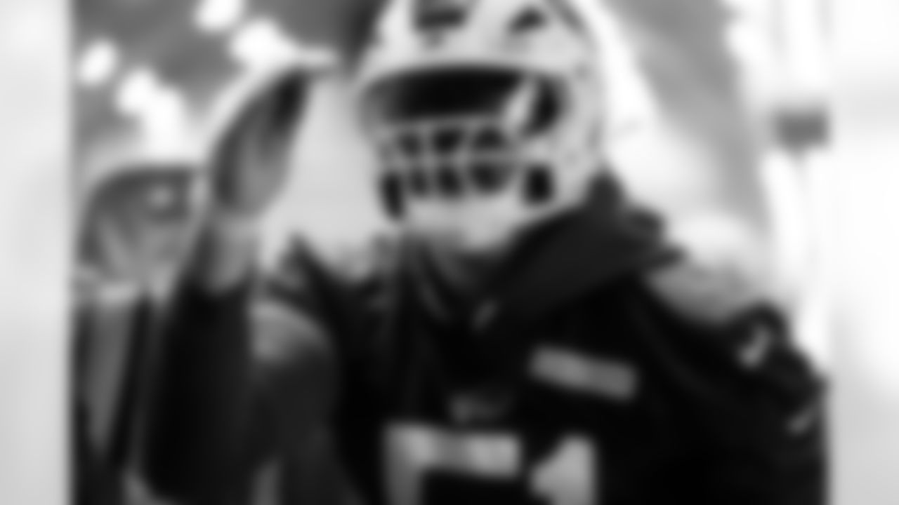 Morgan Fox. Buffalo Bills Week 15 Practice, December 11, 2025 at Buffalo Bills Training Center.