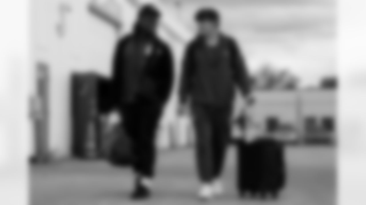 Javon Solomon (56), Joe Andreessen (44). Buffalo Bills travel to Carolina, October 25, 2025 at Buffalo Niagara International Airport.