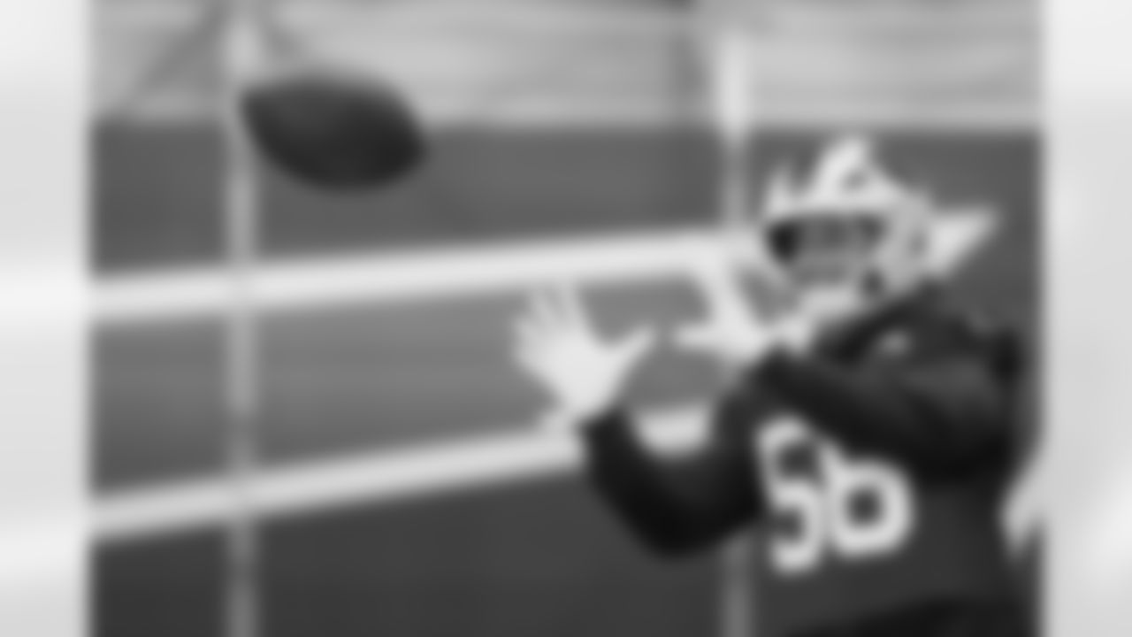 Javon Solomon (56). Buffalo Bills Week 12 Practice, November 18, 2025 at Buffalo Bills Training Center.