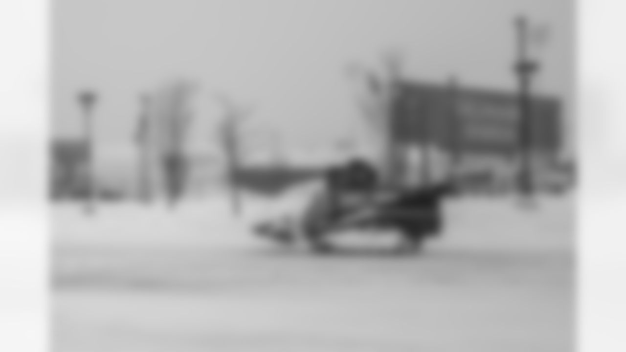 Snow removal at Highmark Stadium in preparation for a Divisional Round matchup against the Kansas City Chiefs, January 19, 2024.