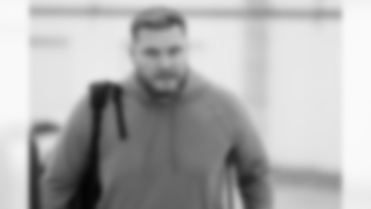 David Edwards (76). Buffalo Bills travel to Cleveland, December 20, 2025 at Buffalo Niagara International Airport.