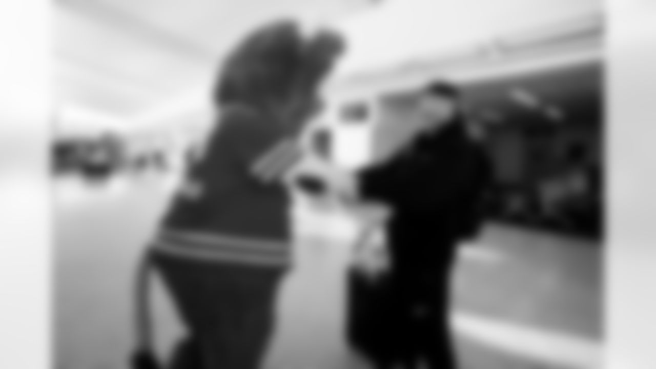 Buffalo Niagara International Airport Fan Send-Off to Jacksonville, January 09, 2026 at Buffalo Niagara International Airport.