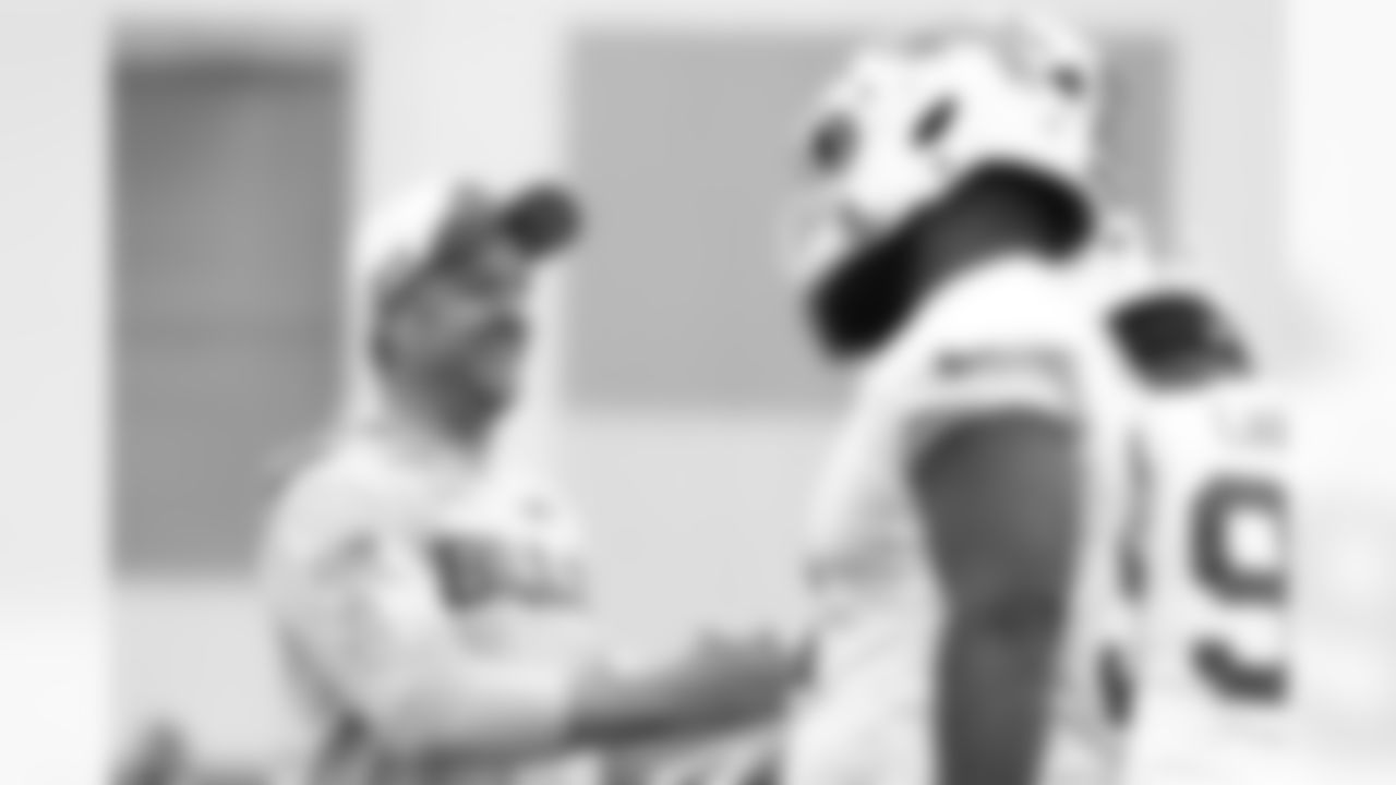 Joe Collins, Ed Oliver (91). Buffalo Bills Mandatory Minicamp, June 12, 2025 at the Buffalo Bills Training Center.