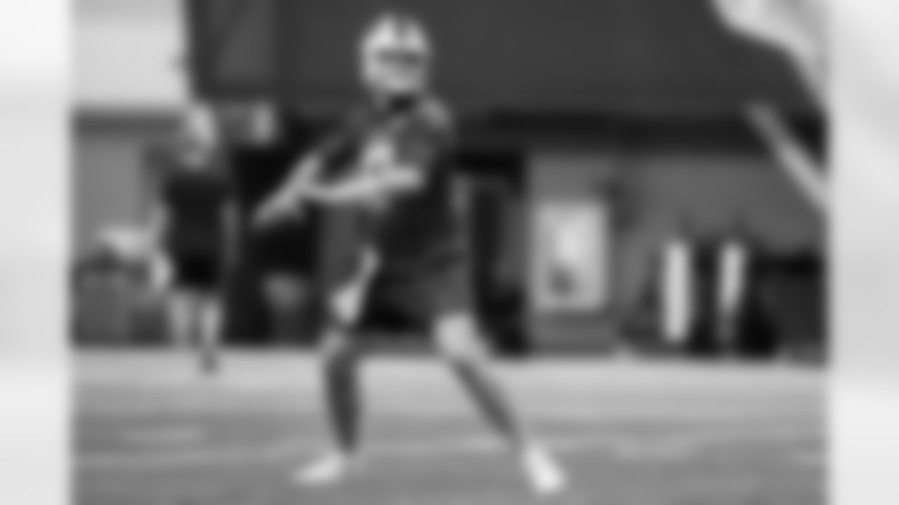 Josh Allen (17). Buffalo Bills Divisional Round Practice, January 14, 2026 at Buffalo Bills Training Center.