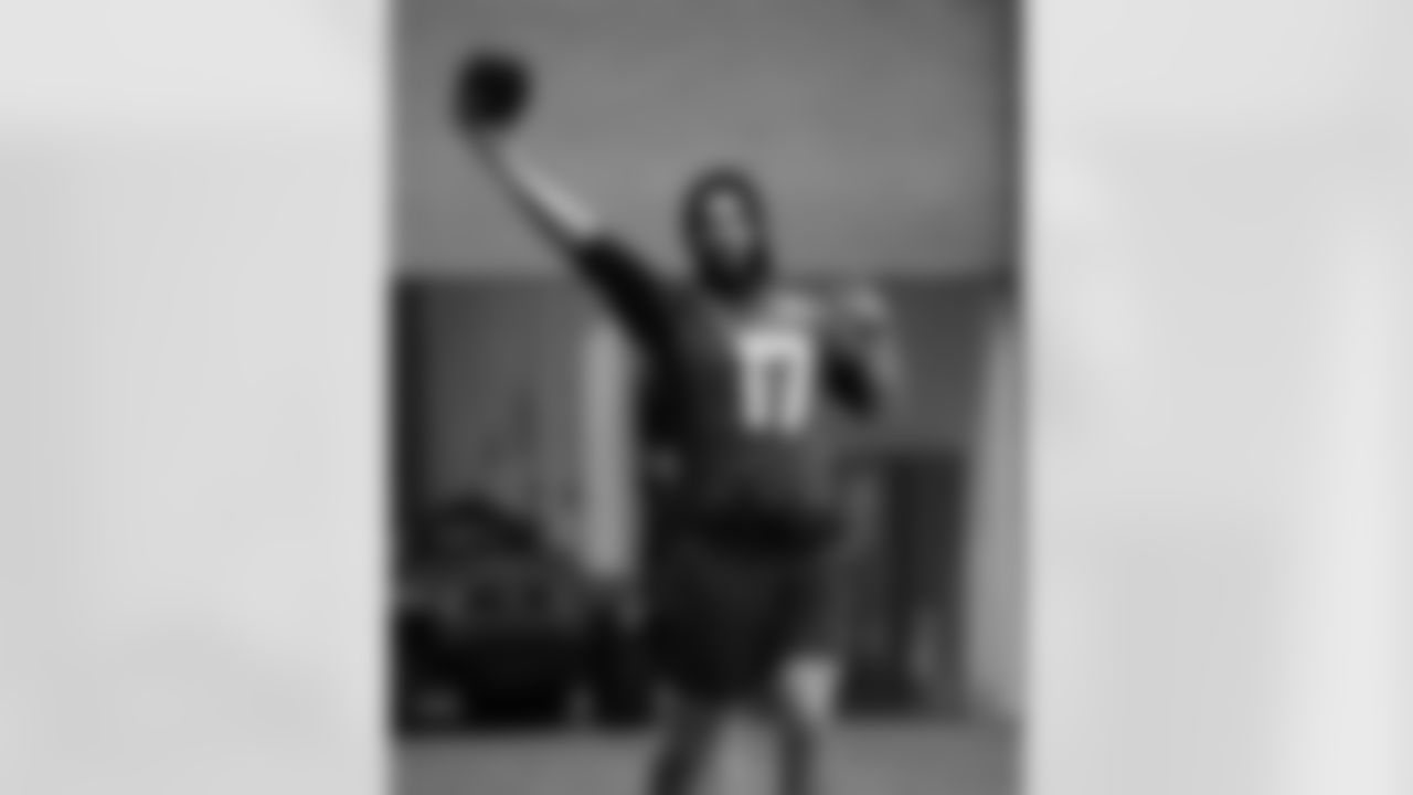 Josh Allen (17). Buffalo Bills Wild Card Week Friday Practice, January 09, 2026 at Buffalo Bills Training Center.