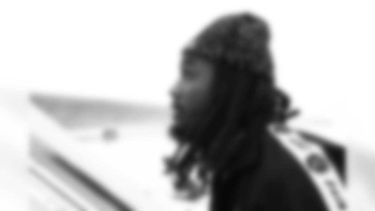 James Cook (4). Buffalo Bills travel to Foxborough, December 13, 2025 at Buffalo Niagara International Airport.