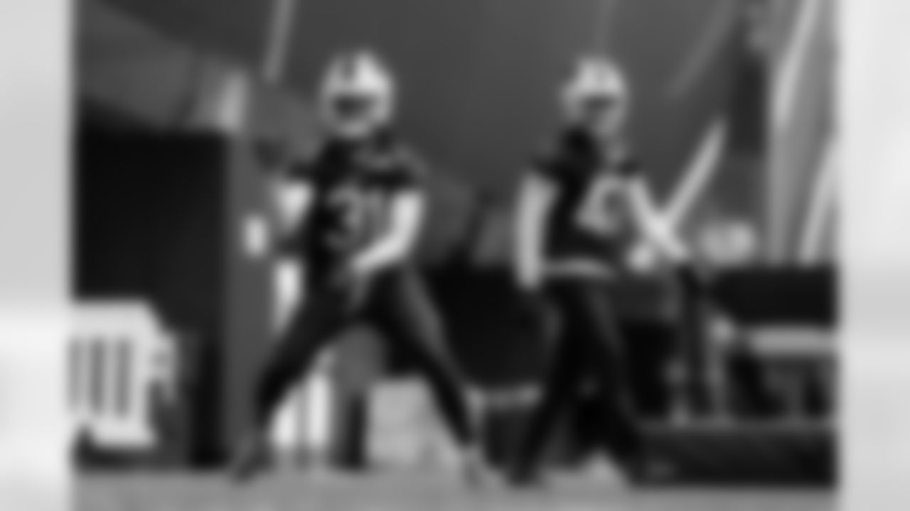 Maxwell Hairston, Christian Benford. Buffalo Bills Week 16 Practice, December 19, 2025 at Buffalo Bills Training Center.