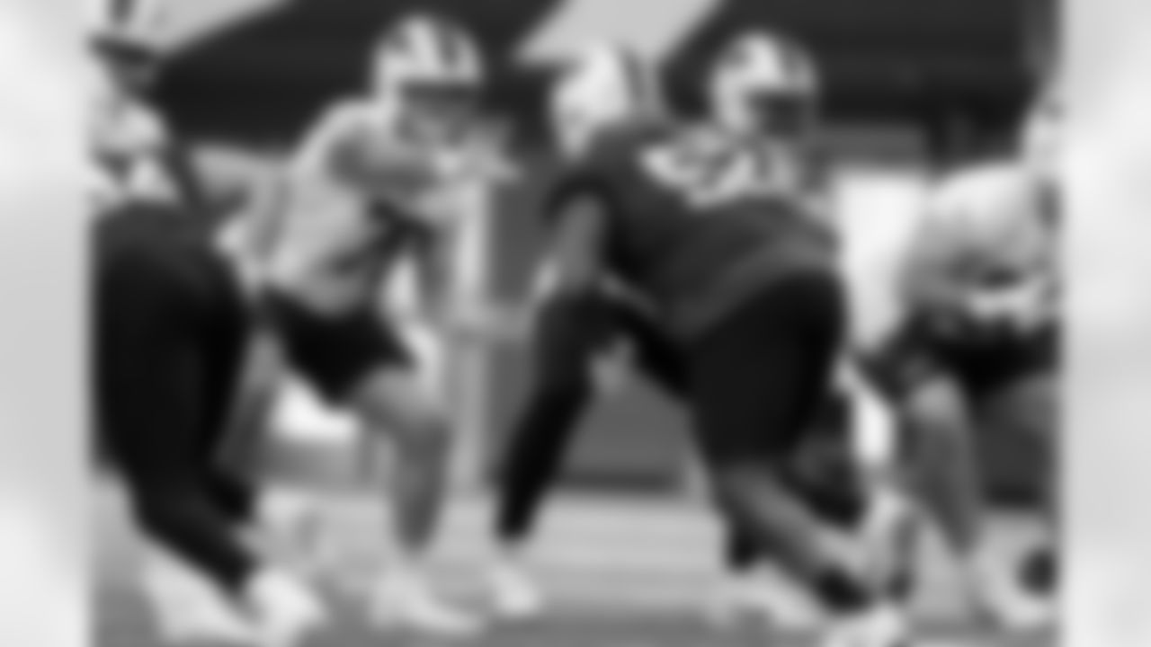 Alec Anderson (70). Buffalo Bills Week 6 Practice, October 11, 2025 at Buffalo Bills Training Center.